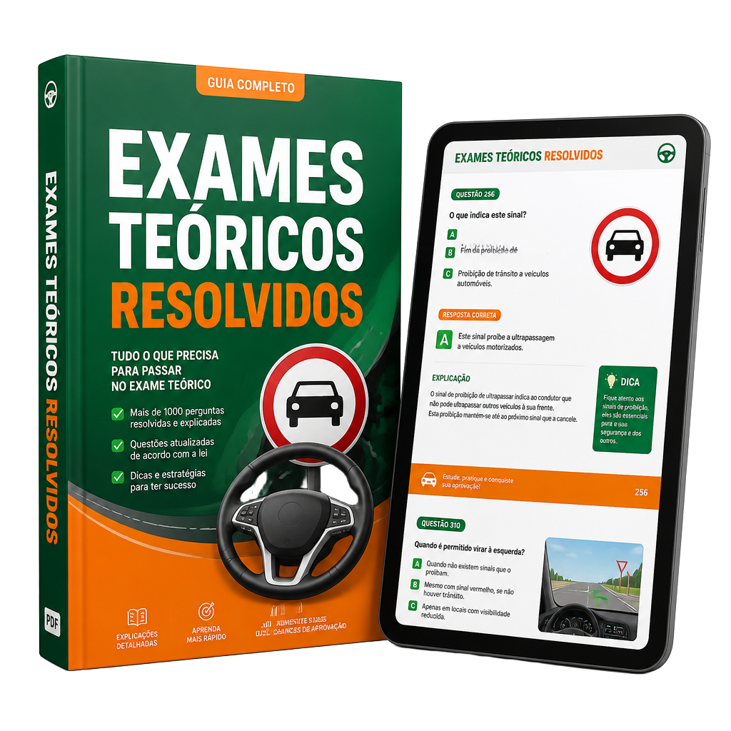 Capa do produto Exames Teóricos Resolvidos