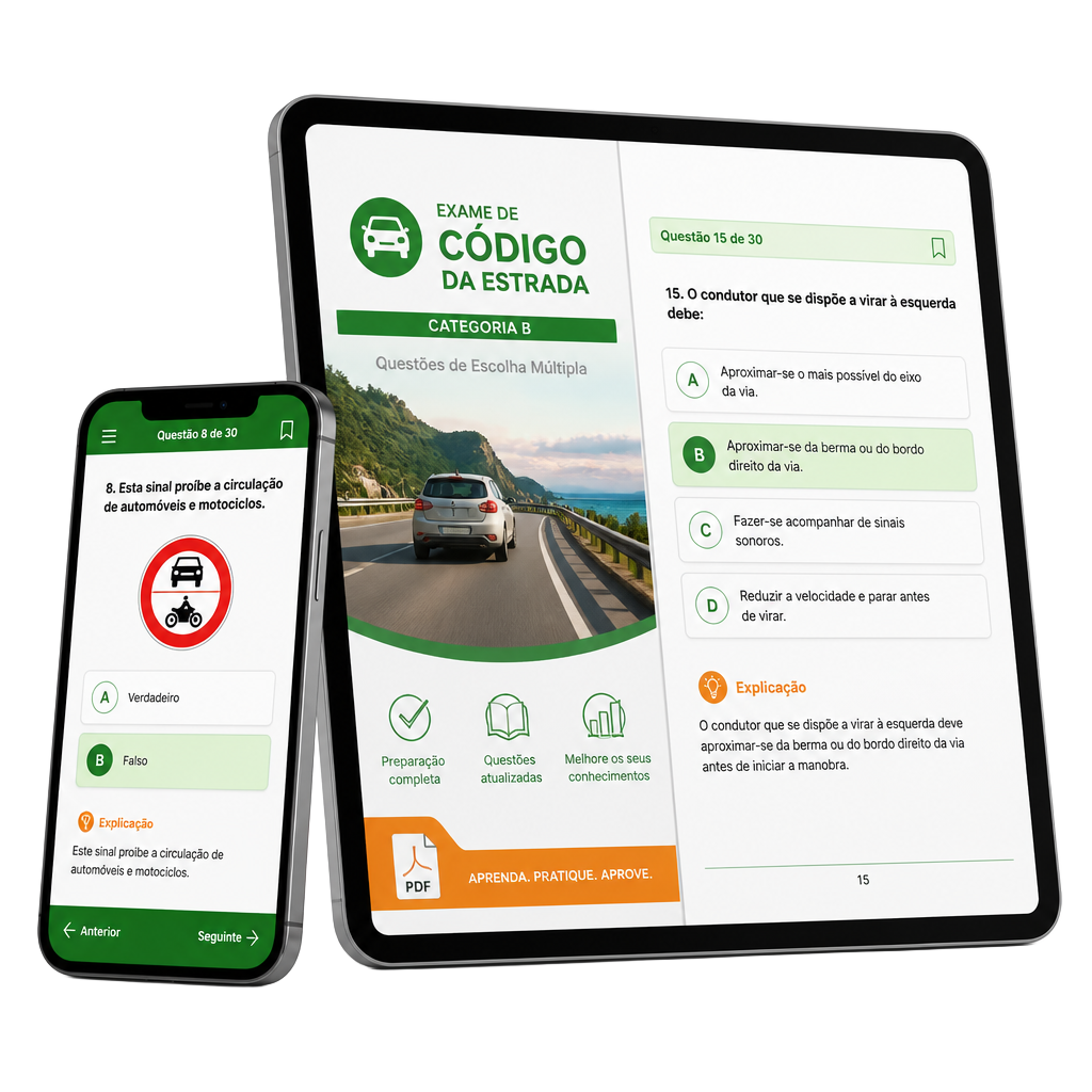 Material em celular e tablet